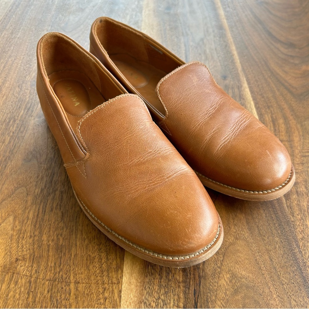 Patina leather shoes 11
